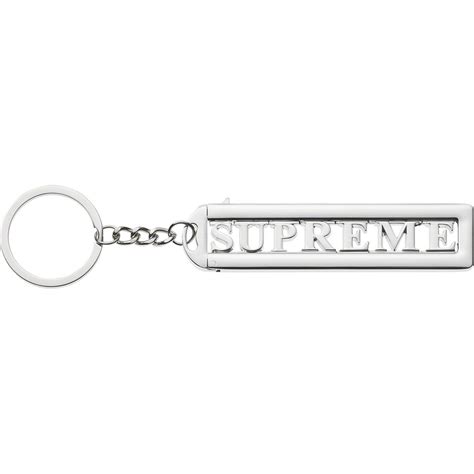 supreme keyring|supreme slide keychain.